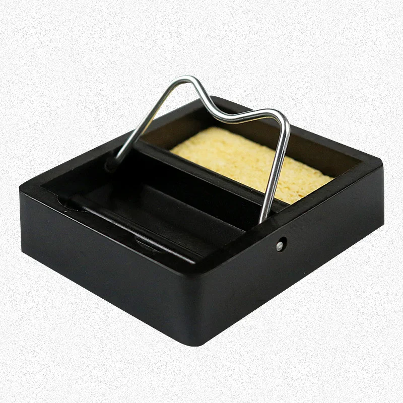 1pcs Sponge Soldering Iron Frame Small And Simple Electric Stand Holder Metal Support Station With Solder |