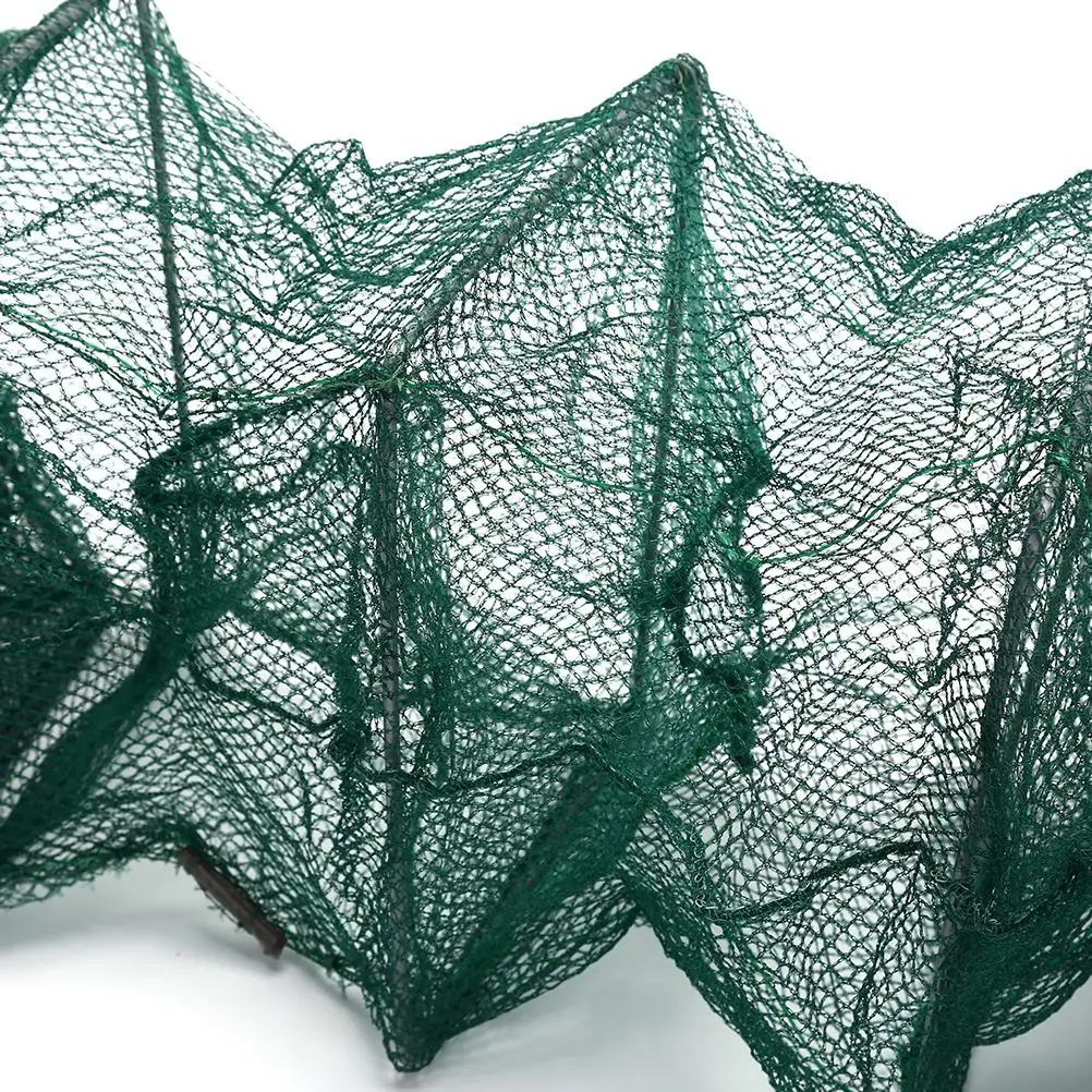 

3.5m 11 intervals Foldable Nylon Fishing Net Crab Crayfish Lobster Catcher Live Trap Fish Net Eel Prawn Shrimp Lure Nets
