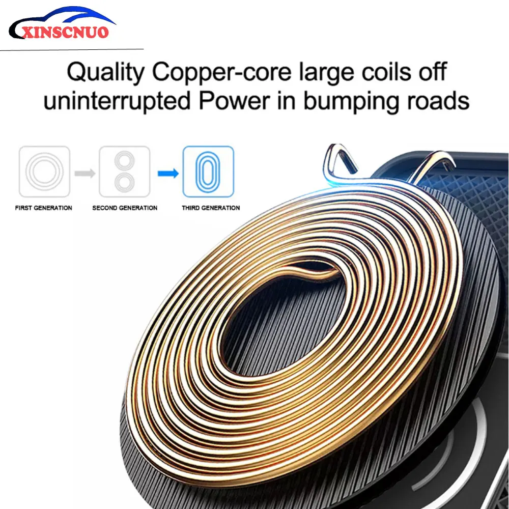 Автомобильное беспроводное зарядное устройство QI 10 Вт чехол с функцией быстрой