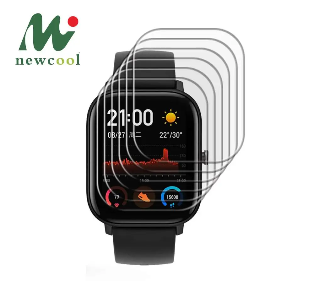 6 шт полное покрытие ТПУ пластиковая защитная пленка для Huami Amazfit GTS 2 GTR2