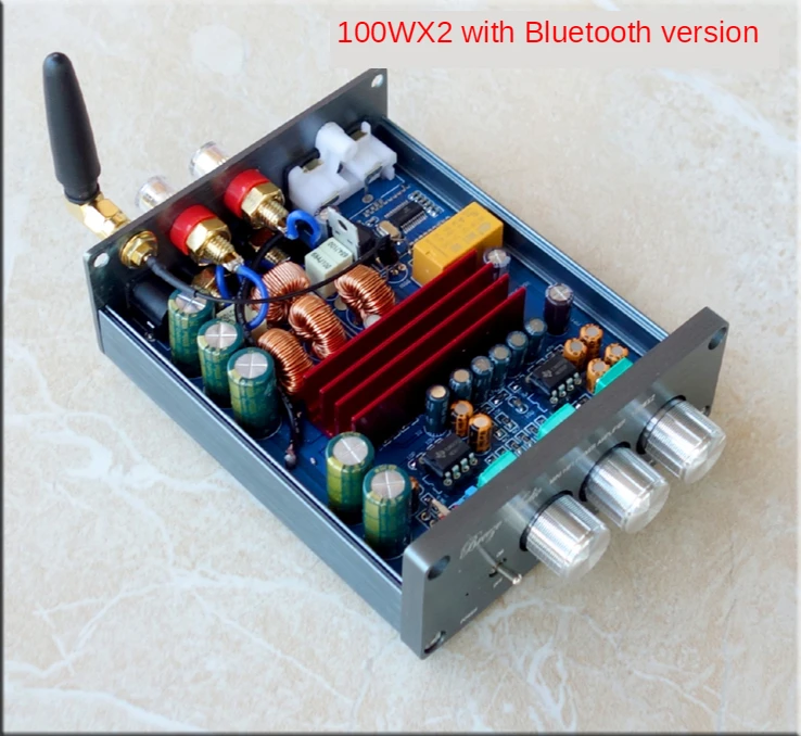

2021 Breeze New S2 HiFi 2.0 All -Digital Audio Amplifiers TPA3116 * 2 100W * 2 Bluetooth 5.0 PCM5102A Supports APTX HD Nobsound