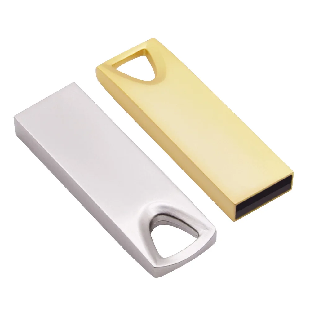 Новый стиль металлическая usb флеш накопитель USB 2 0 4 ГБ 8 16 на заказ Флешка 32 64