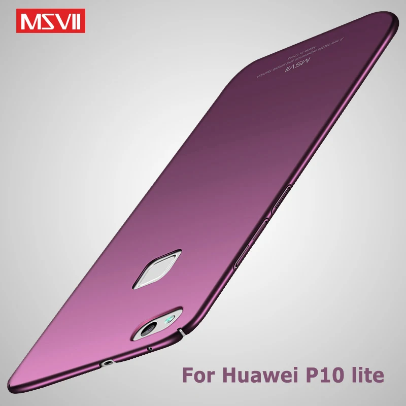 MSVII чехлы для Huawei P10 Lite чехол тонкий матовый Plus Чехол Жесткий ПК P 10 | Мобильные