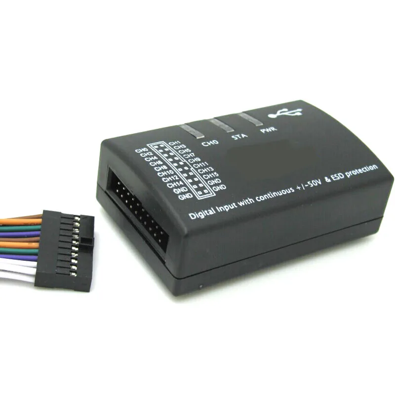 Логический анализатор USB Logic 100 МГц 16Ch логический для ARM FPGA H2-002 | Электроника