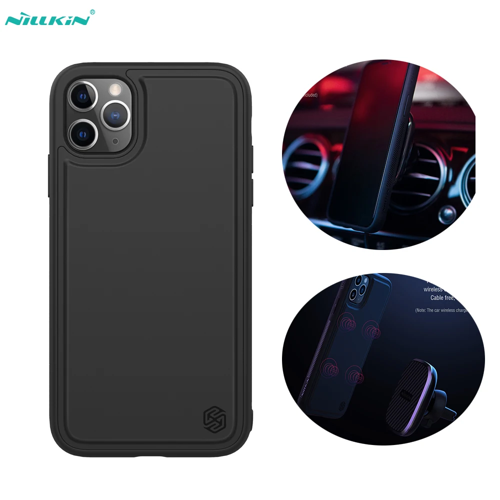 For iphone 11 case NILLKIN Magic Pro QI Wireless Charging Receiver Back Cover Funda Max cover | Мобильные телефоны и