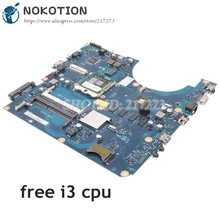 NOKOTION BREMEN2-L For Samsung R538 R540 NP-R540 Laptop Motherboard BA41-01285A BA92-06626A BA92-06626B HD 4500 free i3 cpu