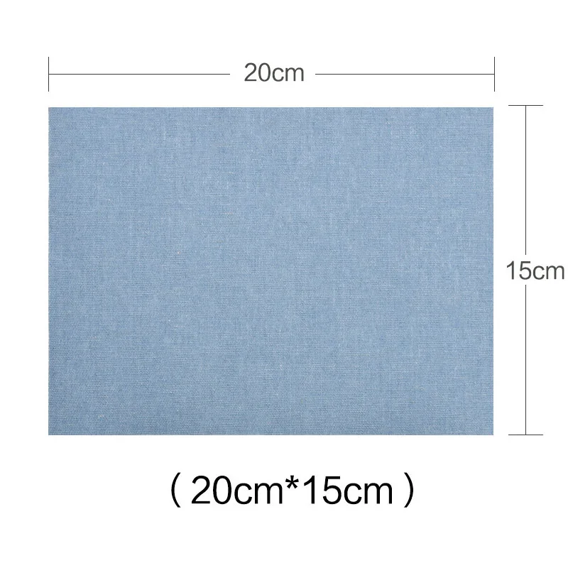 15*20CM Jeans Elbow Fabric Iron-on Denim Patches Clothes DIY Repair Pants Knee Applique Apparel Self-adhesive Hole Patch | Дом и сад
