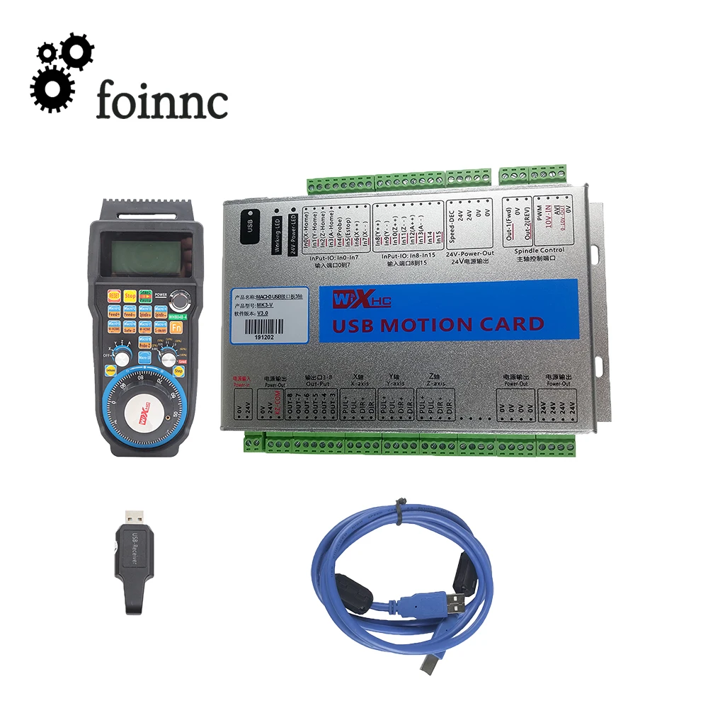 Контроллер ЧПУ Mach3/4 с USB кабелем центральный контроллер синтеза + беспроводной