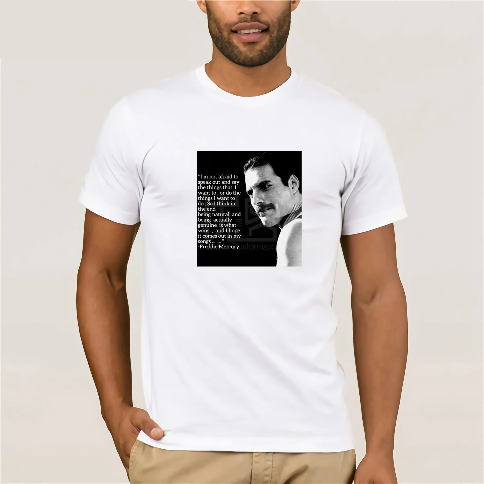 Freddie Mercury Rock Лицензированная футболка мужская рубашка discout Горячая новинка модный