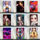 Полноразмерная алмазная живопись, аниме, рассекающий демонов, 5D, алмазная вышивка сделай сам, картина стразы, мозаика, домашний декор, искусство