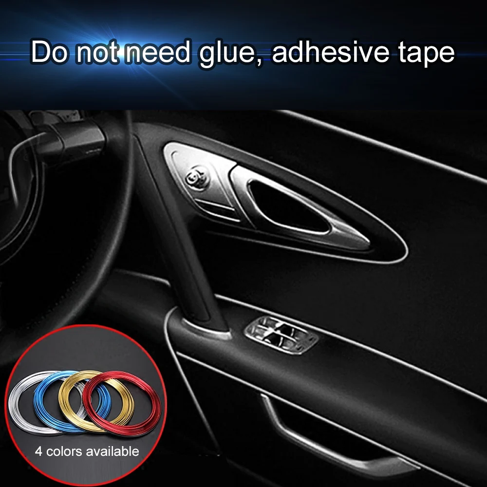 3 метра Гибкая отделка полосы линии стикер украшения для DIY Автомобильный