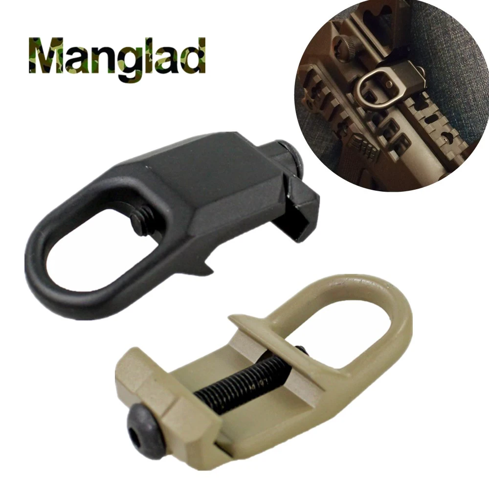 

Tactical Quick Detach RSA GBB Buckle Rifle Sling Swivel Hook Mount Adapter for 20mm Picatinny Rail Airsoft Gun Accessories