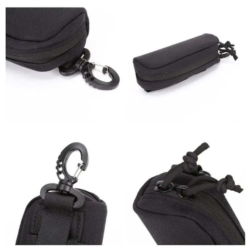 

1pc Outdoor Hunting Sunglasses Case Military Molle Pouch Goggles Storage Box 1000D Nylon Hard Eyeglasses Bag Outdoor Tools