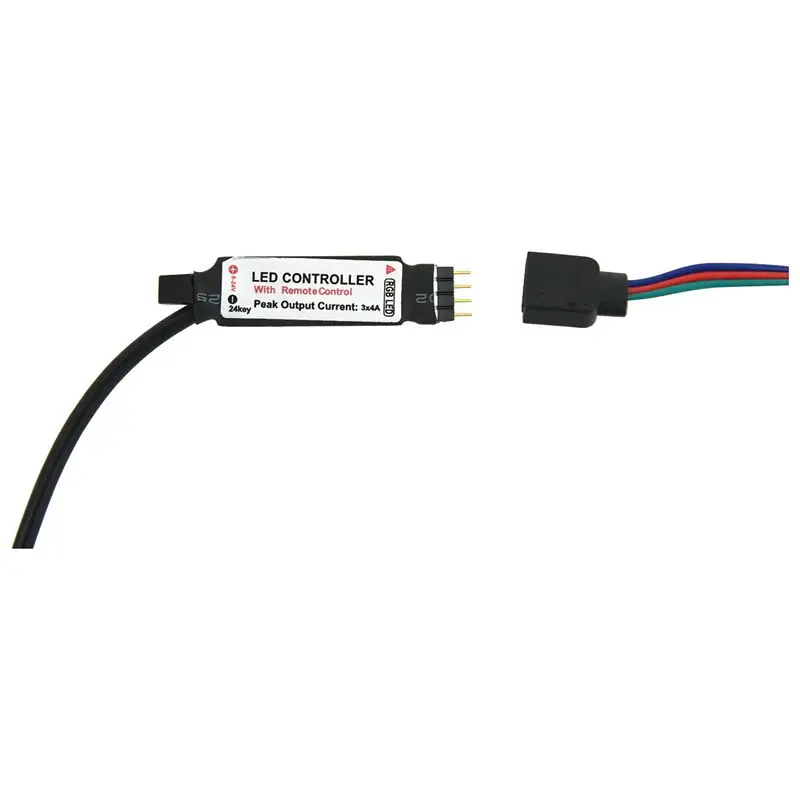 

5V 5050 SMD Color Changing RGB LED Strip Light TV Back Lighting Kit+USB 24Key Remote