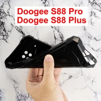 for doogee s88 plus pro case silicone cover soft tpu matte black funda phone protector shell for doogee s88 capa coque shell