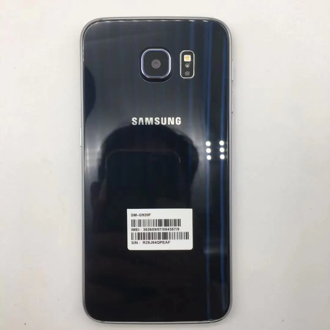 Восстановленный Оригинальный разблокированный смартфон Samsung S6 G920V G920P G920A G920F 4G LTE