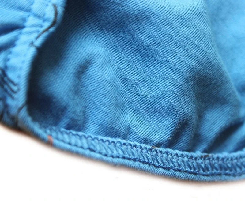 6Pcs/Lot Briefs Men's 100% Cotton Mid-Waist Printing Comfortable Underwear Men'S Breathable Briefs