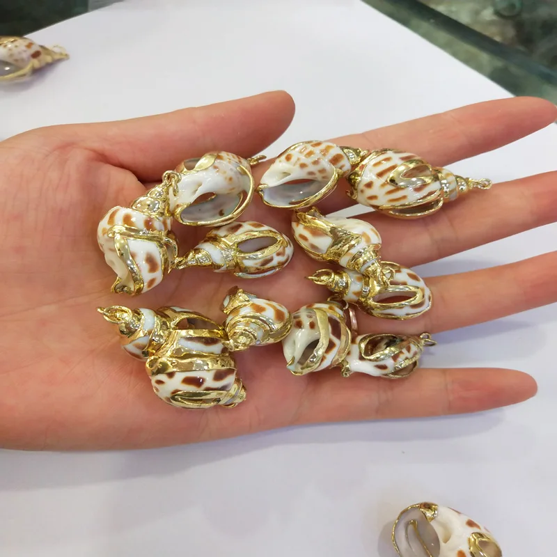 

Fine Bohemian Conch Shell Pendants for DIY Women Fashion Ocean Sea Beach Necklaces Boho Shell Jewelry