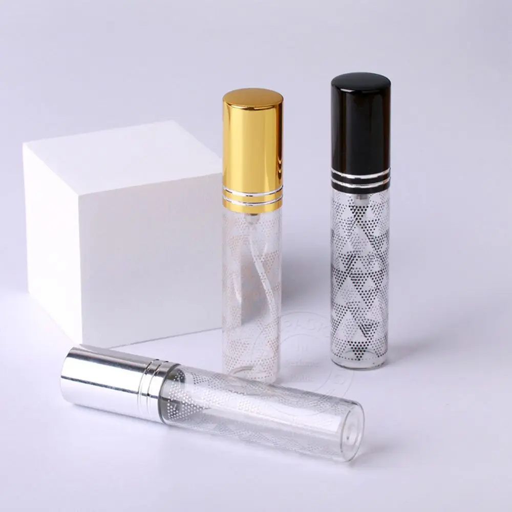 10ML Clear Thin Glass Perfume Bottle Spray Atomizer Empty Sample Vials Refillable Mini Flacon | Bottles