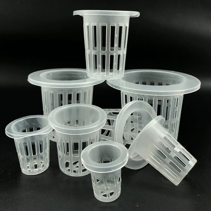 

10Pcs Hydroponic colonization Mesh Pot Net Cup Basket Hydroponic Aeroponic Planting Grow Clone Nursery Plant Soilless