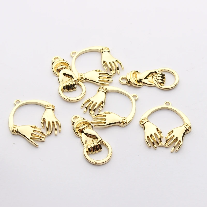 

Zinc Alloy Pendant Halloween Hand Charms Pendant 6pcs/lot For DIY Jewelry Earring Making Accessories