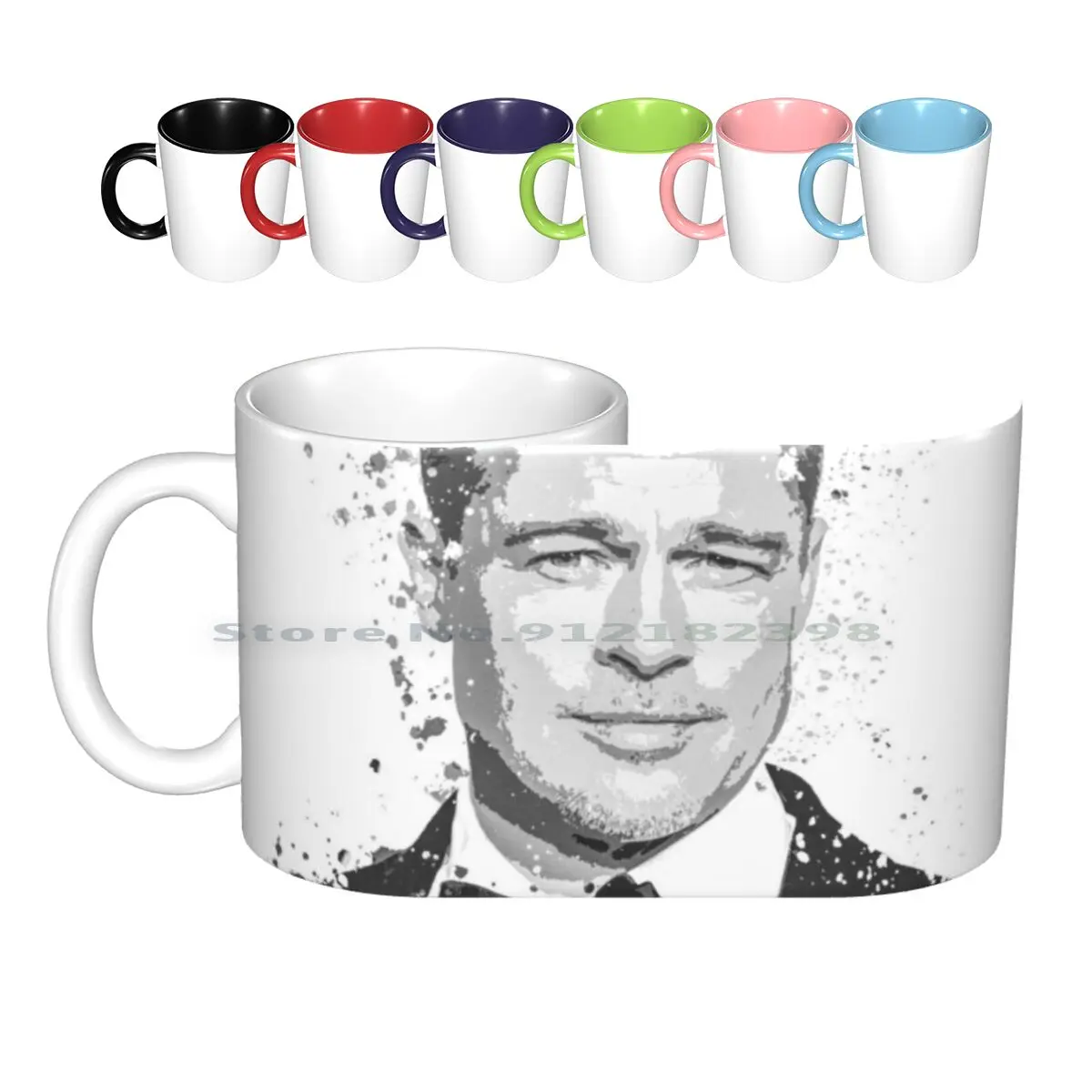 Керамические кружки брызг с рисунком Брэда кофейные чашки кружка для молока и