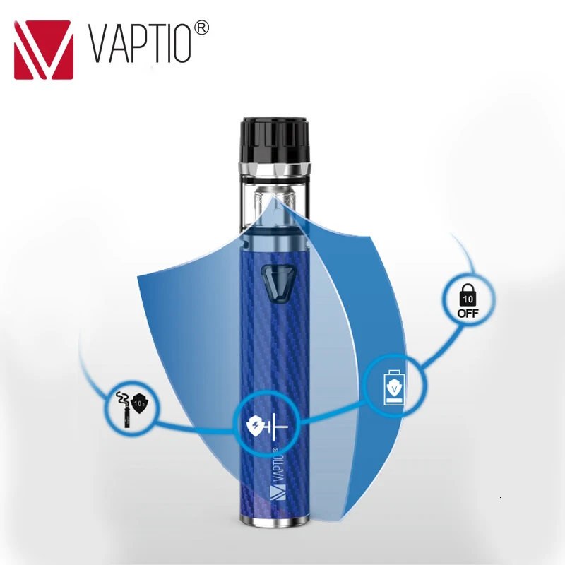 Бесплатная доставка Vaptio соло F1 комплект пара ручка Встроенный 1650 мА/ч Батарея 2 мл