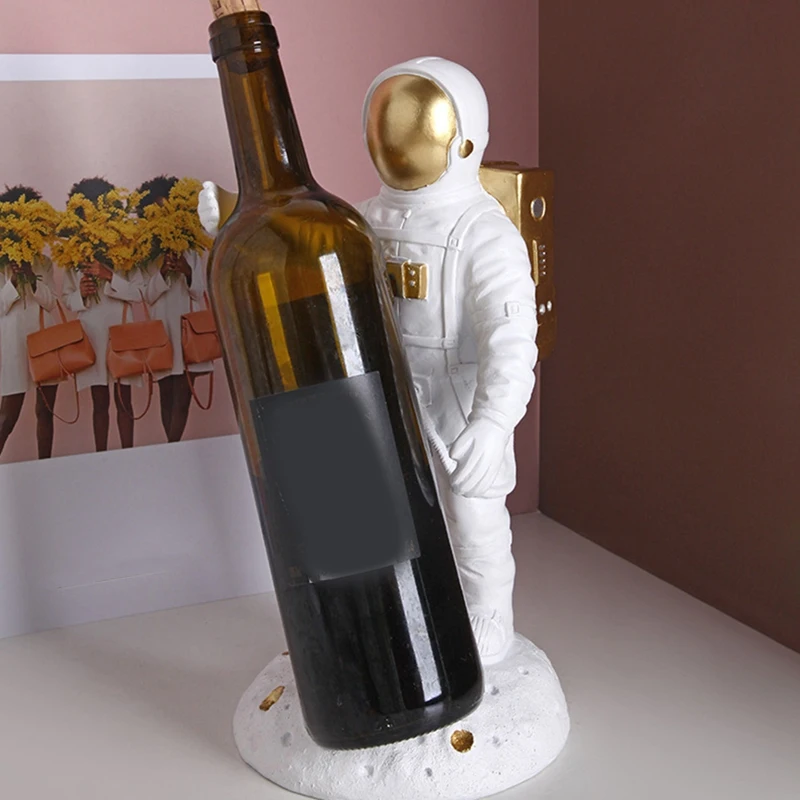 

Astronaut Wine Rack Living Room Decoration Ornaments Home Decoration Furnishing Red Wine Rack Artware