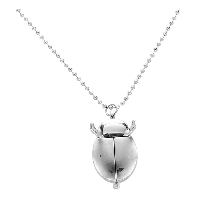 

Серебряные карманные часы ожерелье Божья коровка проемы