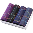 Трусы-боксеры мужские, 4 шт.лот, модное сексуальное нижнее белье