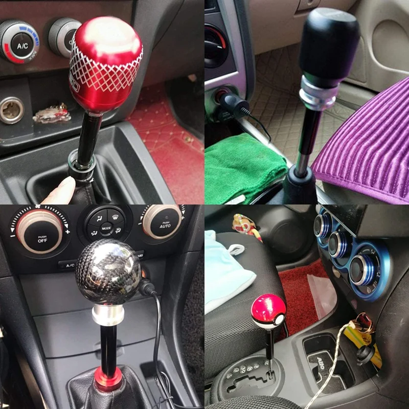 

3 Inch Aluminum Shift Knob Extender Extension Gear Shifter Lever for JDM Honda Accord Acura Civic FD2 Type-R M10X1.5