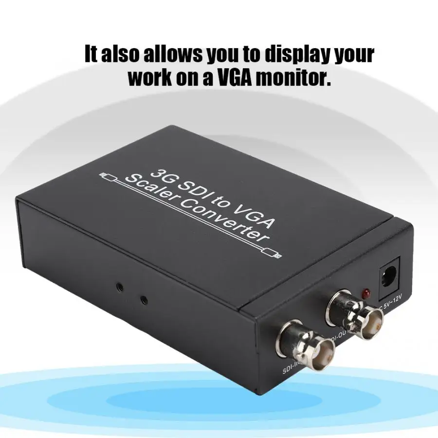 Преобразователь SDI в VGA 3G преобразователь для сигнала дисплей (100-240 В) работы с