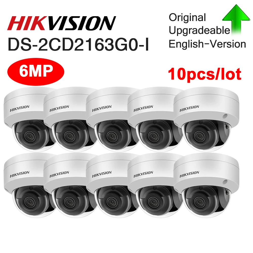 Купольная камера видеонаблюдения Hikvision 6 МП фиксированная сетевая H.265 IP67