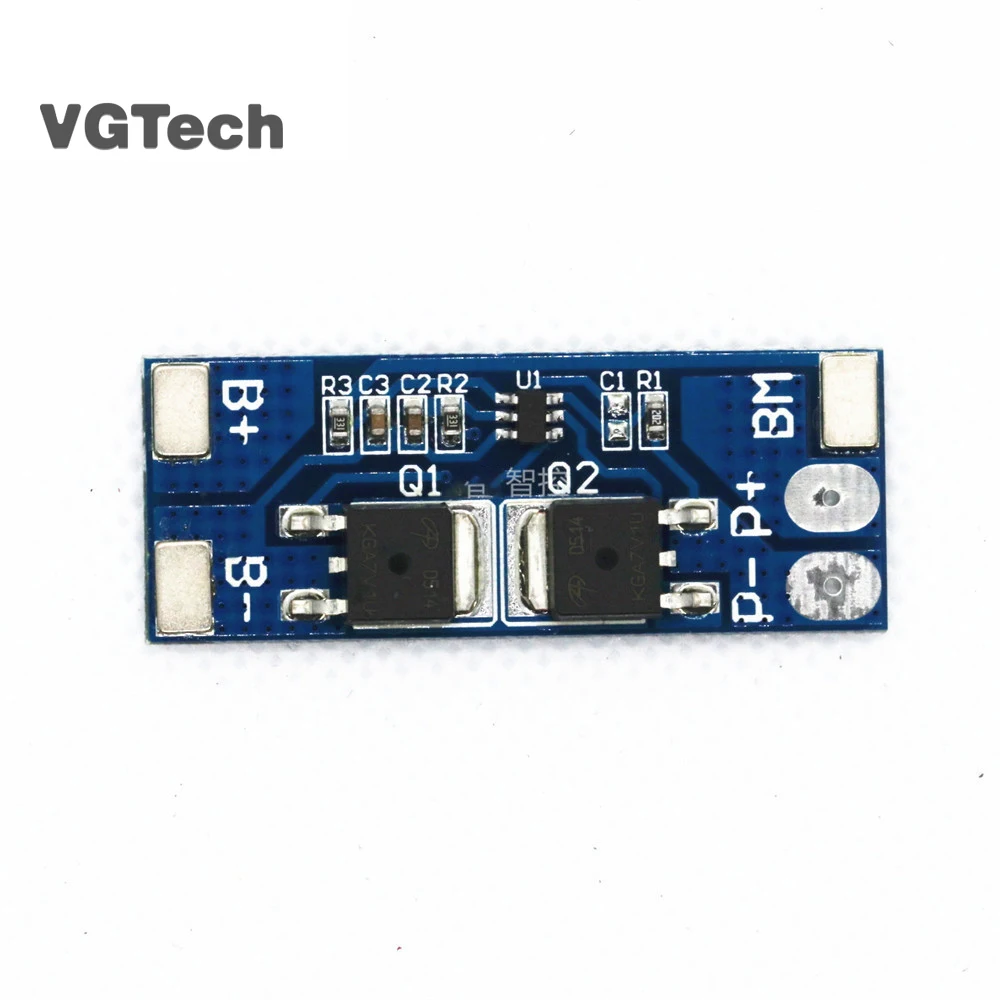 

2 series 7.4V lithium battery protection board 8A working current 15A current limit/Overcharge discharge protectiondescription T