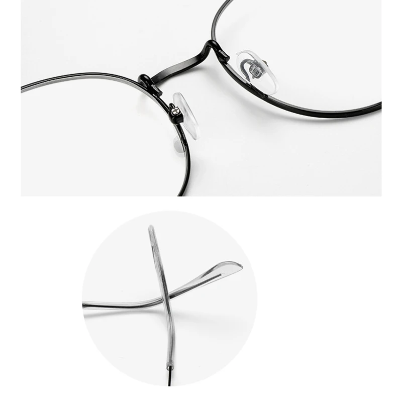 

Zilead Metal Oval Finished Myopia Glasses For Women&Men Shortsighted Prescription Eyeglasses Nearsighted Eyewear0to-4.0