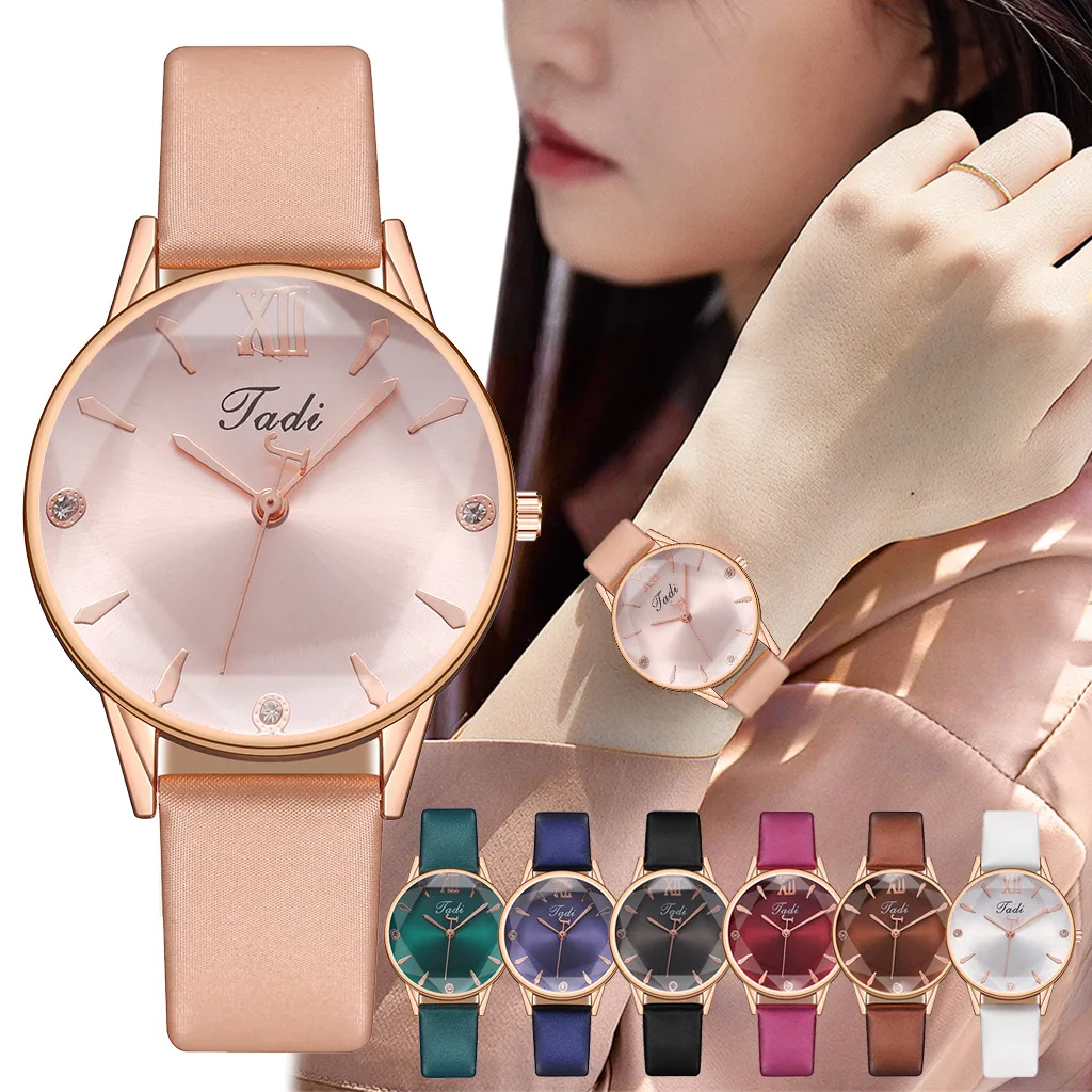 

Women Leather Belt Watch Fashion Diamond Alloy Small Dial Casual Quartz Watch In Stock Bulk Items Wholesale