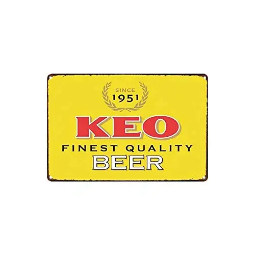 

Keo пиво металлические жестяные знаки 12x16 дюймов Настенный декор для кухни