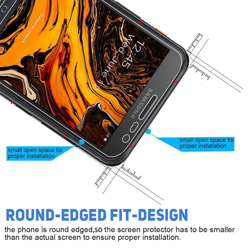 2 шт./лот закаленное стекло для samsung Xcover4s Xcover4 9H 2.5D Премиум Защитная пленка для экрана для samsung Galaxy Xcover 4 4s 5,0"