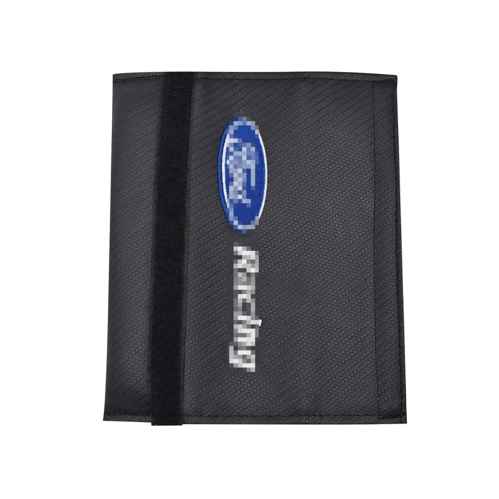 2 шт. черный ремень безопасности наплечный коврик для Ford Fiesta Focus Mondeo Safety