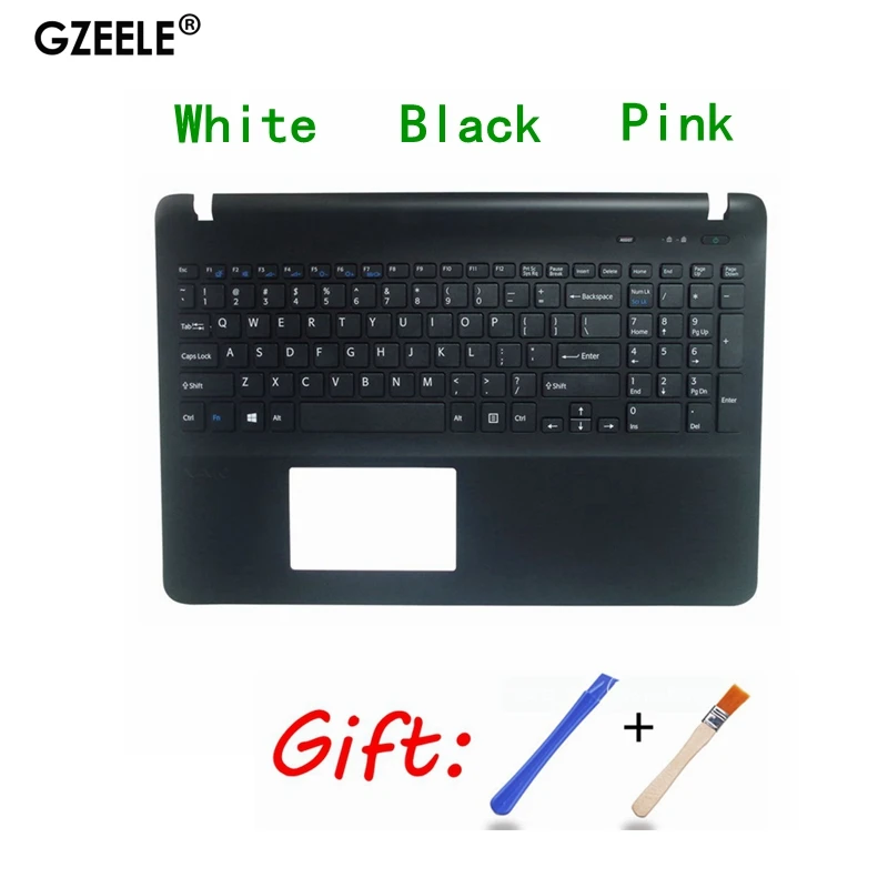 Новая английская клавиатура для ноутбука SONY SVF15 FIT15 SVF153 SVF1541 SVF152 1B2EW SVF15E SVF15A18SCB Svf153a1st с оболочкой C