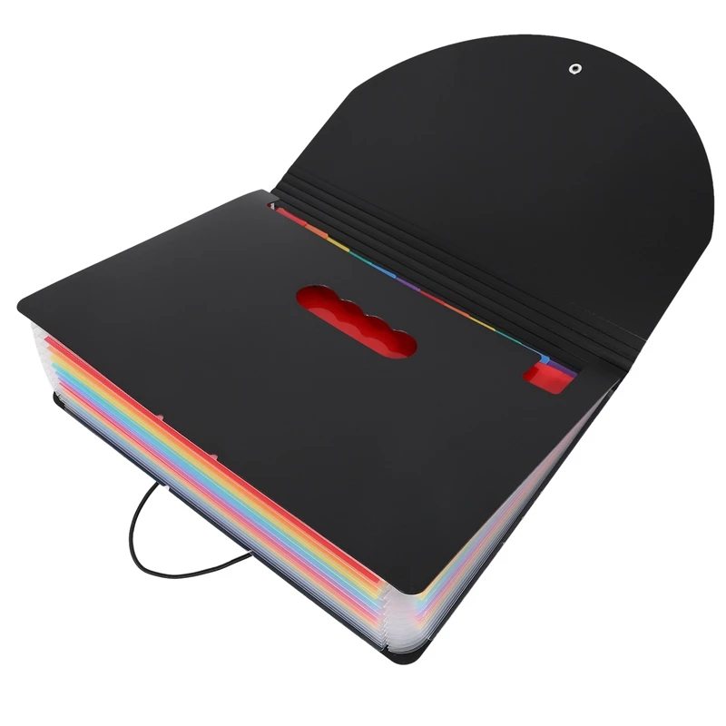 Расширяющаяся папка для файлов формата А4 держатель документов с 12 карманами и 13