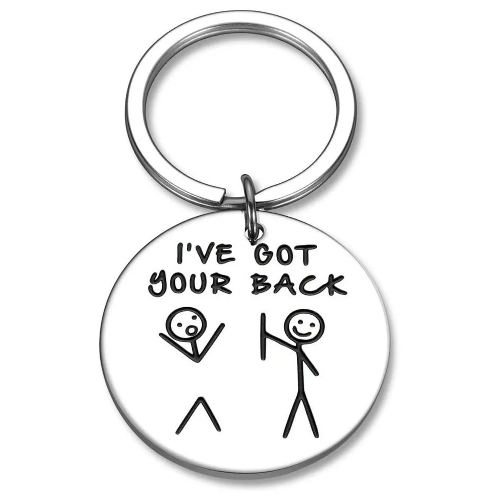 

Funny Friendship Gifts Keychain for Best Friend BFF Sisters Birthday Christmas Valentine Gifts for Daughter Son Boys Girls