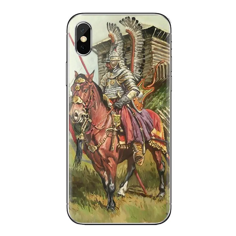 Чехлы для iPhone XS Max XR X 4 4s 5 5S 5C SE 6 6S 7 8 Plus samsung Galaxy J1 J3 J5 J7 A3 A5 Крылатая Hussar King Poland Grand Duke |