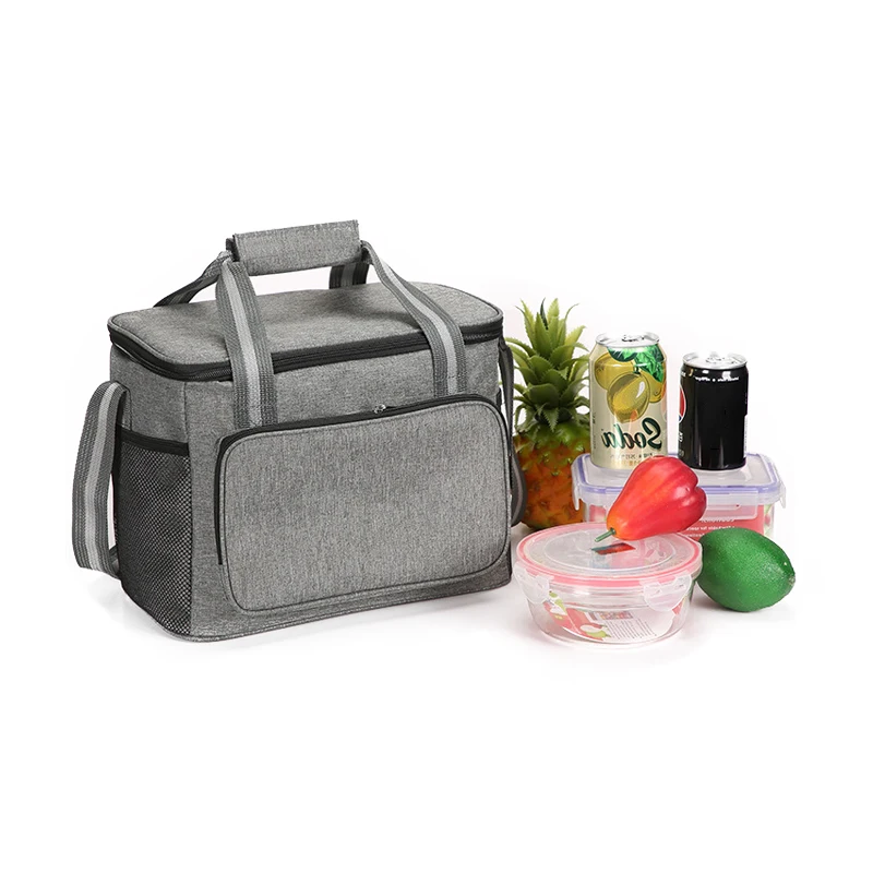 

Изолированная сумка для ланча сохраняет еду холодной или теплой, большой размер, многоразовая сумка для хранения еды для путешествий