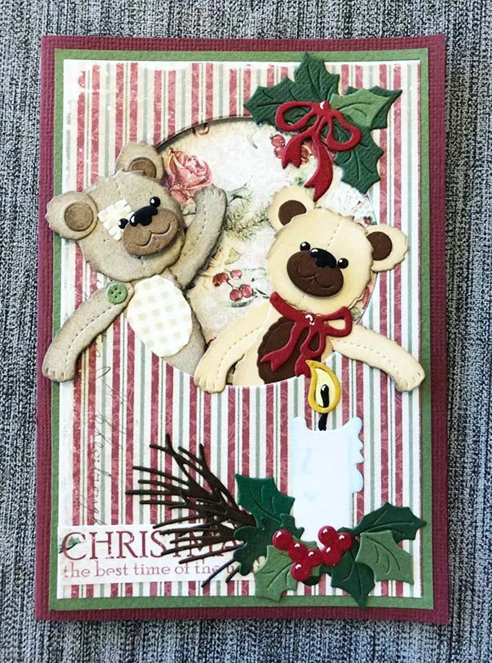 Металлические штампы для вырезания медвежонка штампованная форма украшения