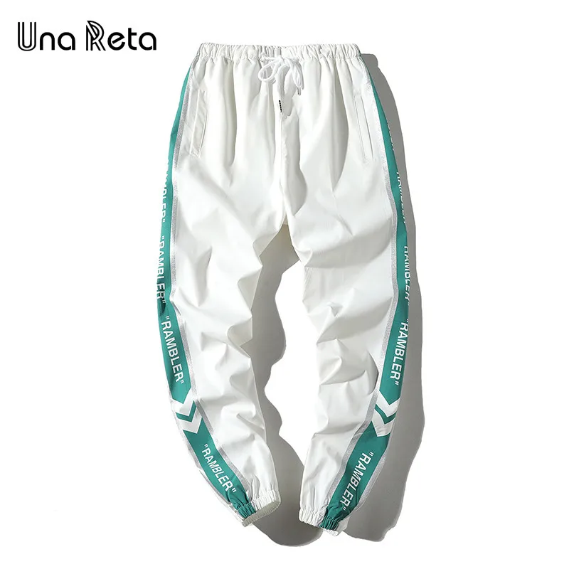 Style 6 White Una Рета Man Брюки Новая мода уличная шить Цвет джоггеры хип-хоп длинные брюки Для мужчин упругие талии брюки-карго Для мужчин - Цвет: Style 6 White