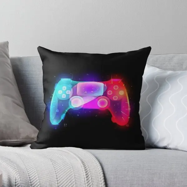 

Play Controller - Colour Expl Soft Decorative Throw Pillow Cover for Home Pillows NOT Included