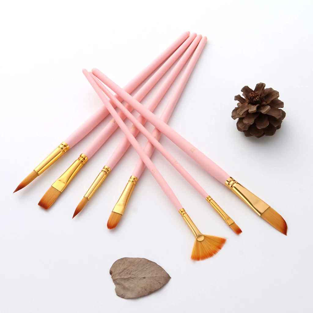 12x деревянная щетка кисти художественных ремесел картина маслом Акриловые