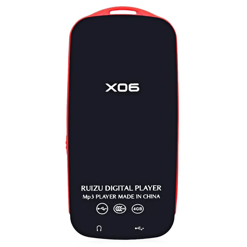 RUIZU X06 Bluetooth MP3 1 8 дюймовый TFT ЖК экран спортивный музыкальный плеер fm радио