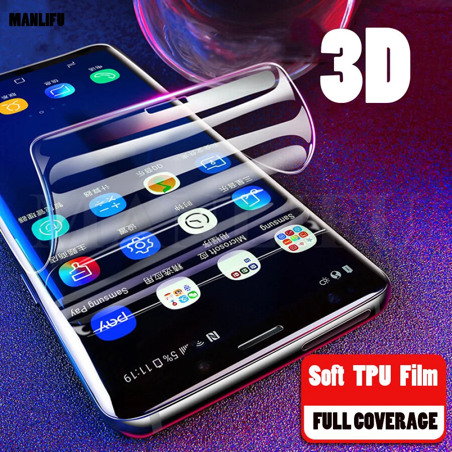 3D защитная пленка на весь экран для Xiao mi Red mi Note 7 8 Pro, мягкая ТПУ Силиконовая Гидрогелевая пленка mi Note 10 A3 CC9 9T Pro 9 Lite
